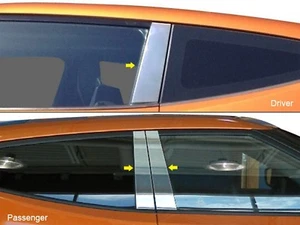 2013-2017 PARA HYUNDAI VELOSTER 3 piezas acero inoxidable pilar poste moldura. 3 puertas - Imagen 1 de 1