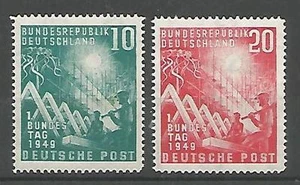 Timbre d' Allemagne FEDERAL Neuf ** N° 001/002 MNH - Imagen 1 de 1