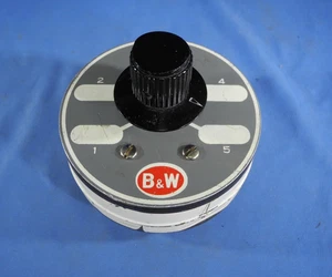 B&W Barker & Williamson Coaxial Switch | Model 590G Ham Radio (5 position) - Picture 1 of 9