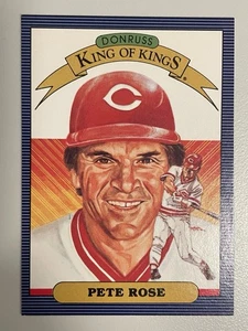 1986 Donruss Pete Rose King of Kings #653 Cincinnati Reds - Picture 1 of 2