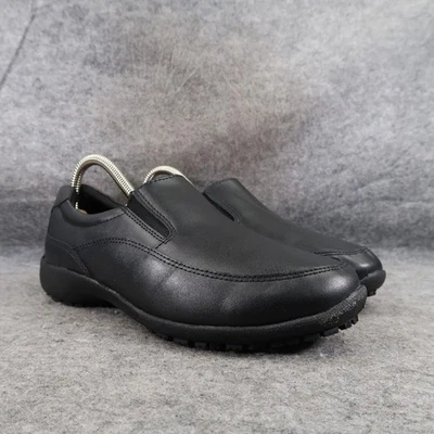 SafeTstep Zapatos Mujer 8 Zueco Sin Cordones Trabajo Cómodo Uniforme Resistente al Deslizamiento Negro Foto 1 de 4