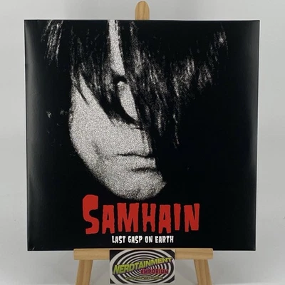 SAMHAIN “LAST GASP ON EARTH” ULTRA RARE OPEN LIVE VINYL RECORD COLOR BLACK - Image 1 of 4