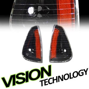 For 05/06-10 Dodge Charger Euro Black Amber Turn Signal Parking Corner Lights K2 - Picture 1 of 2