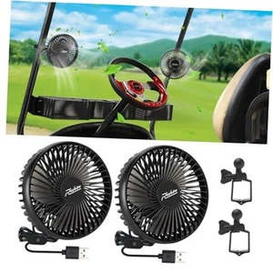  Golf Cart Fan Portable USB Input Compatible with EZGO Club Car Yamaha, 3 2 - Picture 1 of 7