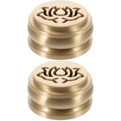  2 Sätze von Messing -Weihrauch -Brenner -Brass -Weihrauch -Weihrauch -Metall - Bild 1 von 4