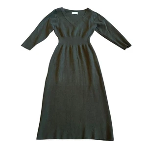 Modern Citizen Green Sweater Dress Off-Shoulder Long Sleeve Stretch Size Medium - Picture 1 of 12