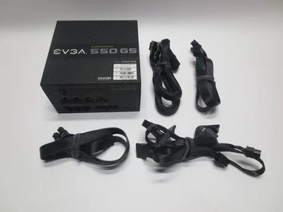EVGA SuperNOVA GS 80 Plus Gold ATX 550W Power Supply, 220-GS-0550 - Image 1 of 4