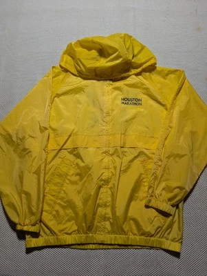 Chaqueta de Lluvia Houston Marathon Finish Line Crew Seguridad Amarilla Tri Montaña Talla XL Foto 1 de 4