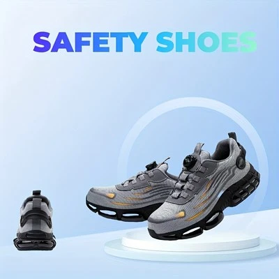 Мужские легкие рабочие кроссовки со стальным носком рабочие туфли с защитой от проколов сделано в США - Изображение 1 из 4