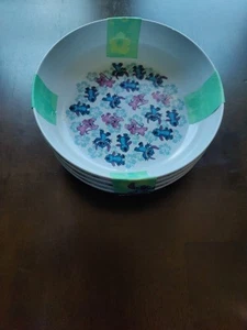 Disney Lilo & Stitch & Angel White Bowls 4 Pack BPA Free Brand New Best Brands - Picture 1 of 9