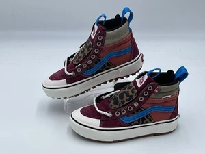 VANS SK8-HI MTE-2 POMEGRANATE / LEOPARD Womens Size 5.5 Waterproof Burgundy - Picture 1 of 5