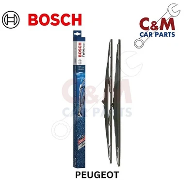 Juego de escobillas limpiaparabrisas delantero alerón Bosch Superplus Peugeot 307 SW 2.0 16V 2002-2005 Foto 1 de 3