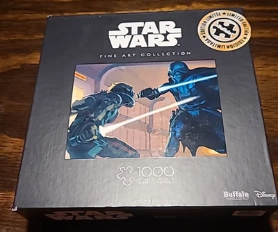Rompecabezas de 1000 piezas Star Wars Fine Art Collection Luke & Vader Buffalo NUEVO    Foto 1 de 3