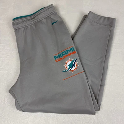 Pantalones deportivos Nike Miami Dolphins grises para hombre talla 3XL Dri-FIT en el campo Foto 1 de 4