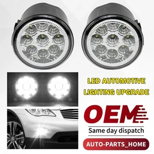 Pair Front Fog Light Lamp For Infiniti G25/G37/Q60 Sedan 2010 2011 2012 13-2014 - Picture 1 of 8
