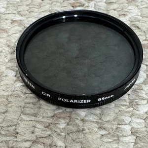 Tiffen CIR Polarizer 55mm Japan Glass Lens Filter - Picture 1 of 4