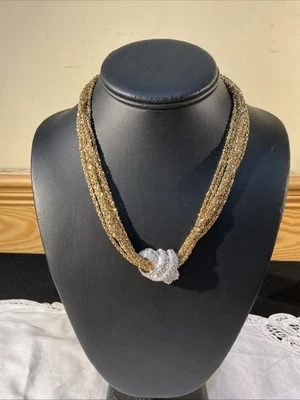 "Collar multihilo efervescente colección glamour Nolan Miller 16""" Foto 1 de 4