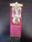 Order Of Red Men, Tolihiao Tribe #374, Indian Badge, Pin, Ribbon Pine Grove, Pa