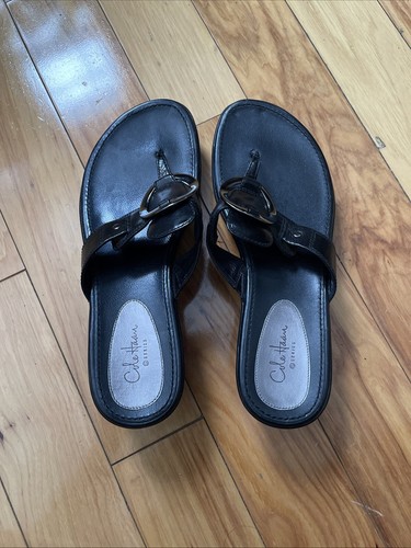 Sandali con tacco Nike Air donna colore nero taglia 8M