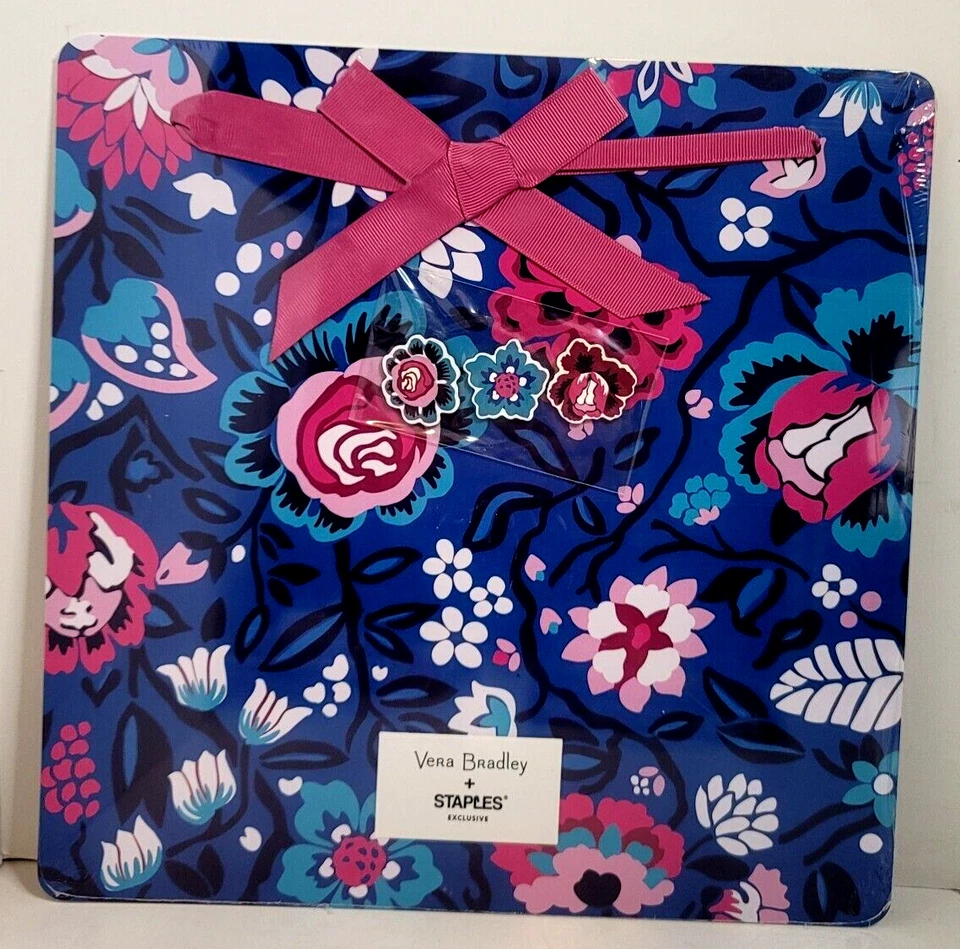 Vera Bradley Bloom Berry Magnet Memo Board With Magnets College Dorm Room