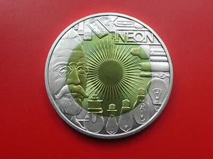 25 Euro Österreich, 2008, Faszination Licht - Neon, Kern-Niob Ring-Silber - Bild 1 von 2