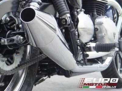 Triumph Bonneville SE Injection Zard Exhaust Stainless Polished Silencers +1.5HP - Изображение 1 из 3