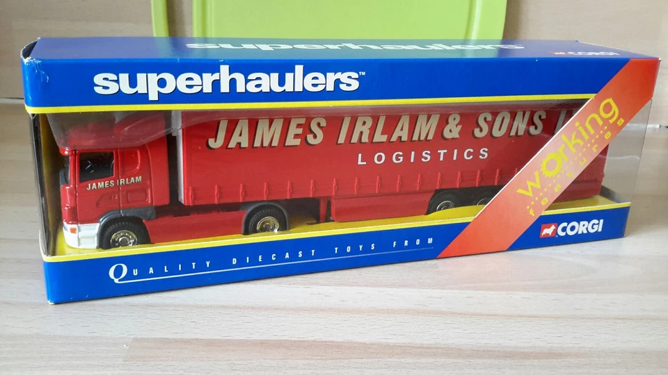 CORGI SUPERHAULER TY86626 - JAMES IRLAM SCANIA CURTAINSIDE TRAILER - Image 1 of 1