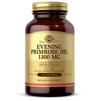 Solgar, Evening Primrose Oil, 1300mg, 60 Weichkapseln - Blitzversand
