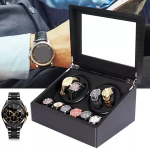 4+6 movimiento automático de relojes movimiento caja de reloj caja de reloj Watch Winder caja nuevo - Imagen 1 de 12