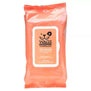 Toallitas nutritivas hidratantes para perros, pomelo picante, 100 toallitas - Imagen 1 de 2