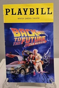 Zurück in die Zukunft signed handsigniert Playbill Aug 2024 Winter Garden Theatre NY - Bild 1 von 6