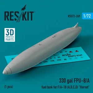 1/72 Reskit RSU72-0269 330 gal FPU-8/A fuel tank for F/A-18 (A,B,C,D) "Hornet" - Picture 1 of 1