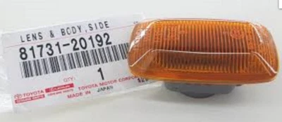 LENTE ORIGINAL TOYOTA OEM, LÁMPARA DE SEÑAL DE GIRO LATERAL, DIESTRO/IZQUIERDO LAND CRUISER ☆ 81731-20192 Foto 1 de 4