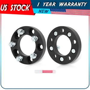 2 Pcs 1" 4x100 to 4x4.5 12x1.5 Studs Wheel Spacers For GMC Jimmy 1991-2004 2005 - Picture 1 of 10