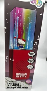 Hello Kitty Bluetooth Dancing LED Water Tower Speaker Led Lights by Sanrio NIB - Picture 1 of 6