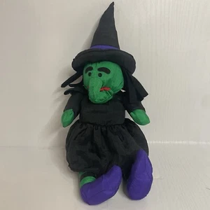 Vintage International Silver Co Nylon Hexe Plüschtier Stofftier Halloween 1995 12 Zoll - Bild 1 von 7