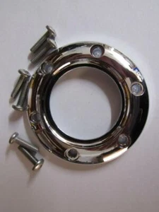 Anillo personalizado con bocina cromada y tornillos de acero inoxidable para volante de carrito de golf HR1 - Imagen 1 de 1
