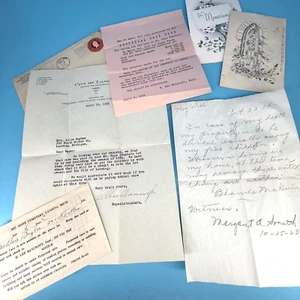 Documentos de cementerio 1935 Lansing Michigan 1963 última voluntad ephemera mórbido - Imagen 1 de 7