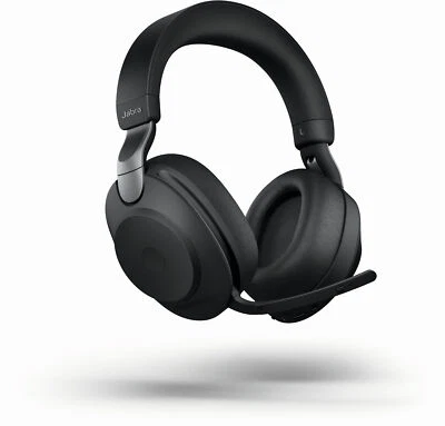 JABRA Evolve2 85 Stereo UC, USB-A, Bluetooth, ANC, black, 37h Akku, BRANDNEU - Bild 1 von 4