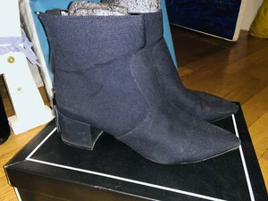 Karl Laferfeld marineblaue Stiefeletten Größe 7 - Bild 1 von 4