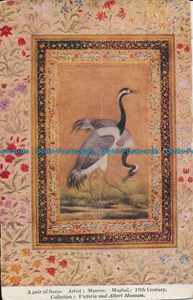 R025471 A Pair of Saras. Artist. Mansur Mughal 17th Century - Picture 1 of 2