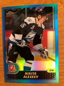 2001/2 Topps Cromo Rifrattore Nikita Alexeev RC Tampa Bay Lightning - Foto 1 di 2