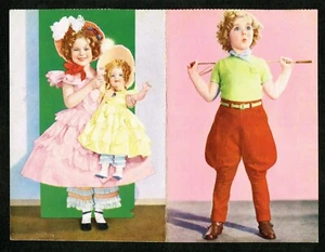 1930s Shirley Temple Japanese 2 Postcards - Picture 1 of 2
