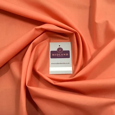 Clearance Plain cotton blend Polycotton Fabric craft cloth poly material MA820 - Image 1 of 4