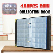 480 Pocket Storage Book Coins high-capacity Collection Album Folder Money Holder