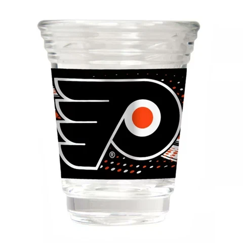 Philadelphia Flyers Party Shot Glass Team Graphics 2oz Cover