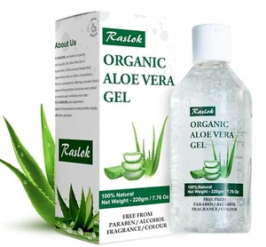 Aloe Vera Gel | 100% Pure Natural Aloe Gel for Moisturizing Face Skin & Hair Car - Picture 1 of 5