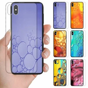 Para Samsung Galaxy Series - Funda trasera de vidrio templado burbuja de agua #2 - Imagen 1 de 7