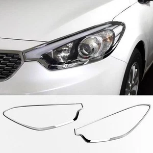 2013+ K3/Cerato/FORTE Chrome HEAD Light Lamp Cover Molding Trim K-944 - Picture 1 of 4