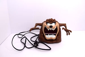 Vintage 1995 Warner Bros Looney Tunes Taz Tasmanian Devil Alarm Clock Tested - Picture 1 of 14